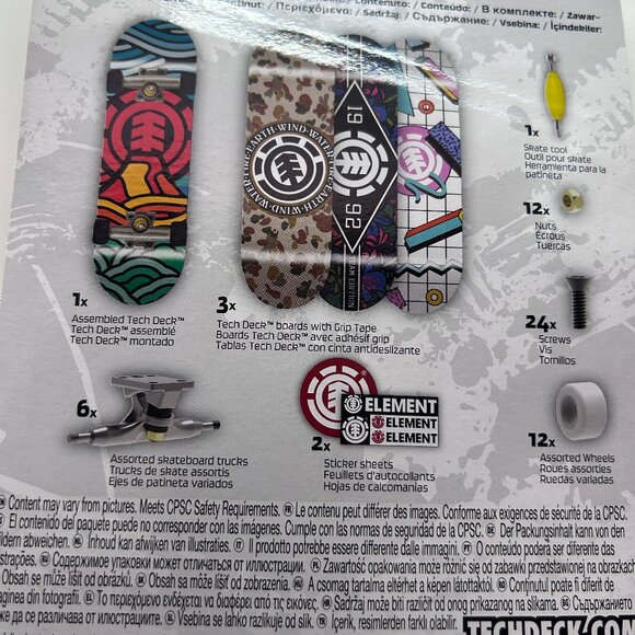 TECK DECK 778988405932 Skateboard DLX Fingerboard 4-Pk Collectible Mini **NEW** - Picture 5 of 5